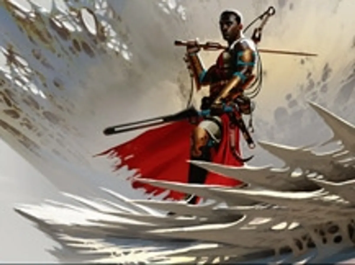 Resolute Blademaster Magic: the Gathering card art