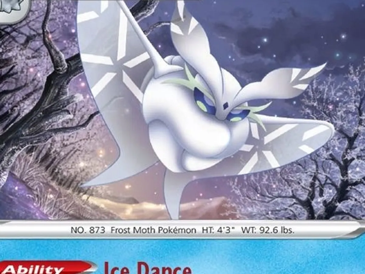 Frosmoth Pokémon card art