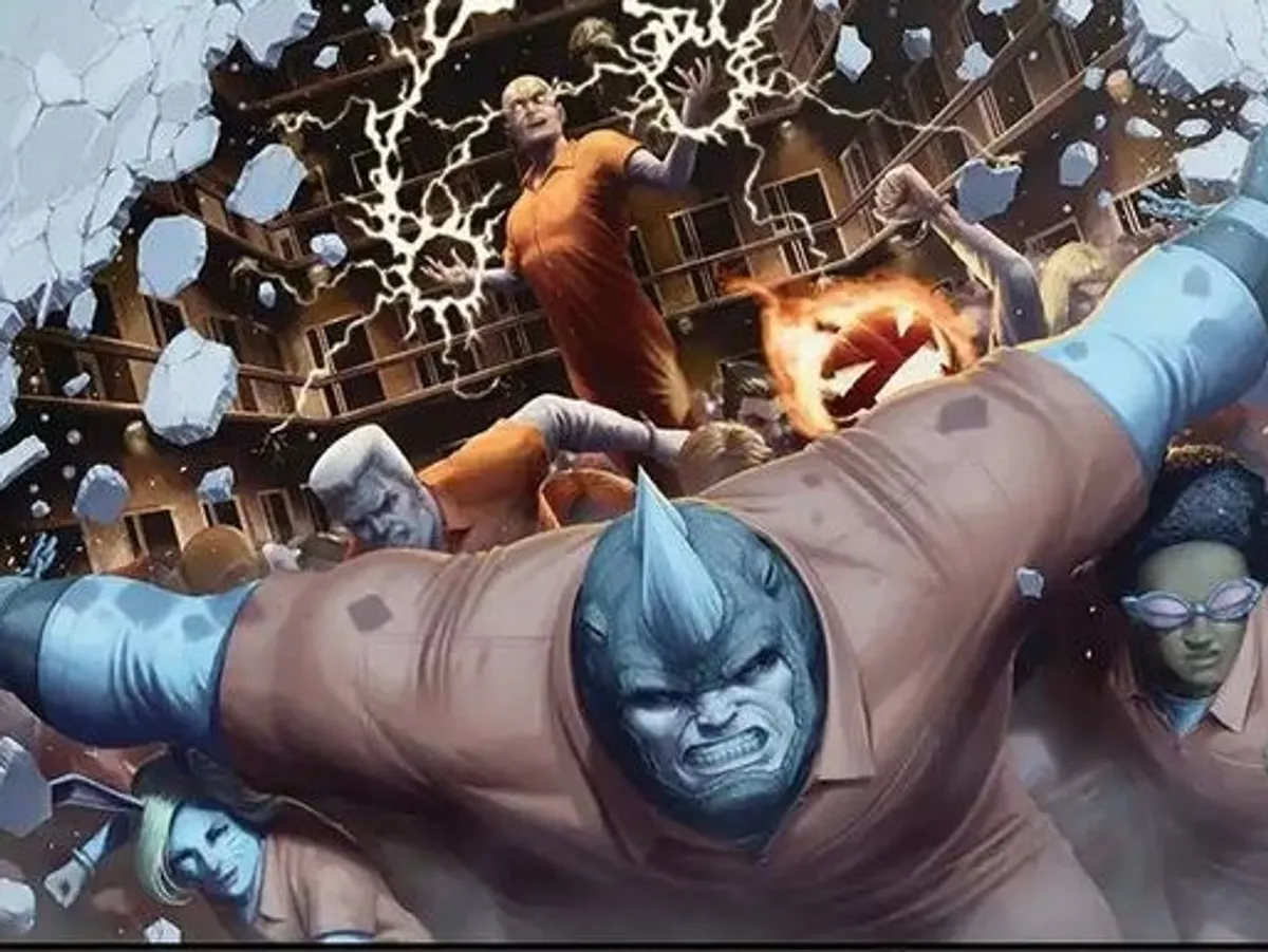 Prison Break Magic: the Gathering card art