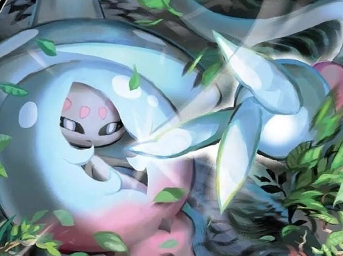 Hatterene V Pokémon card art